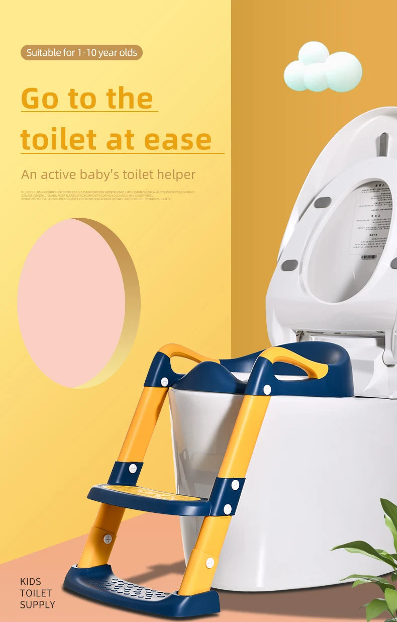 Folding Children's Potty Training Toilet Baby Pot Seat Urinal Chair