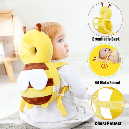 Baby Head and Back Protector – Soft, Adjustable Cushion for Safe Crawling and Walking